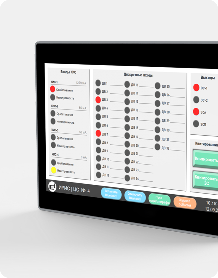 Сенсорная панель оператора